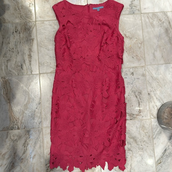 ANTONIO MELANI CORA $169 LACE SHEATH DRESS 6 - Picture 2 of 9